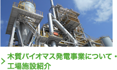 木質バイオマス発電事業について・工場施設紹介ページを見る