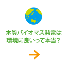 木質バイオマス発電は環境に良いって本当？
